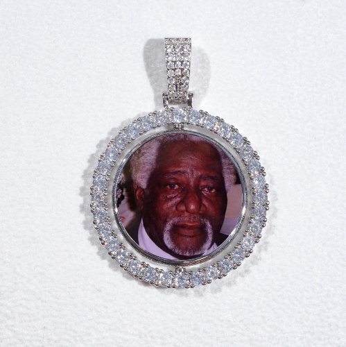 3D Spinning 2-Faced Custom Picture Pendant