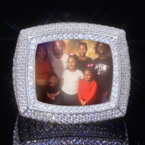 3D CUSTOM PICTURE ICED RING