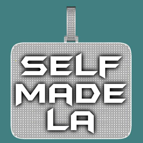 CUSTOM LETTER NECKLACE 3D BIG SQUARE