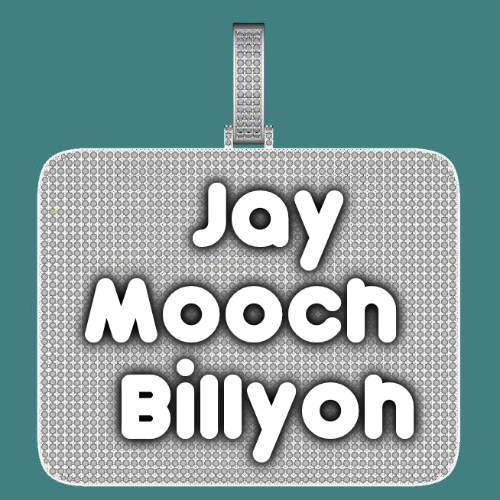 CUSTOM LETTER NECKLACE 3D BIG SQUARE