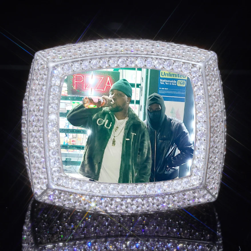 3D CUSTOM PICTURE ICED RING