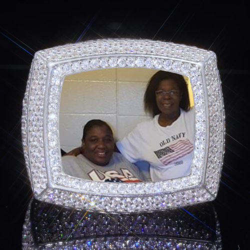 3D CUSTOM PICTURE ICED RING