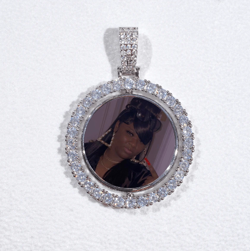 3D Spinning 2-Faced Custom Picture Pendant