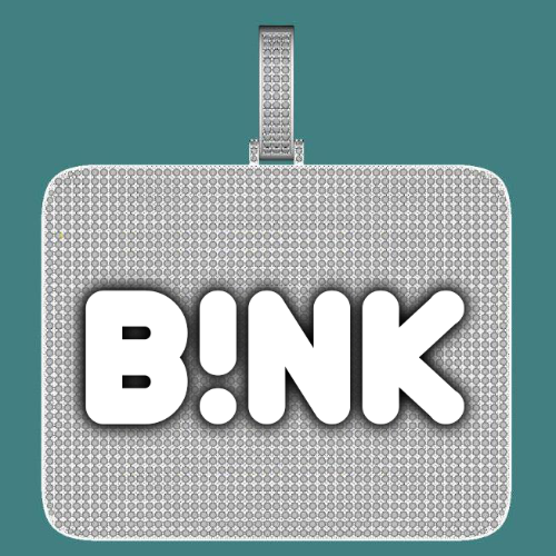 CUSTOM LETTER NECKLACE 3D BIG SQUARE