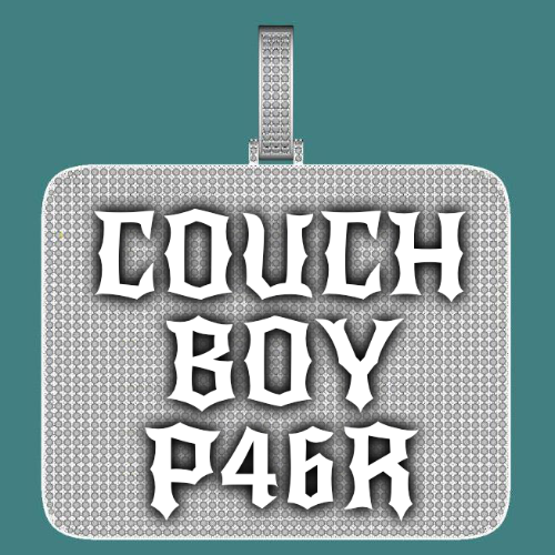 CUSTOM LETTER NECKLACE 3D BIG SQUARE