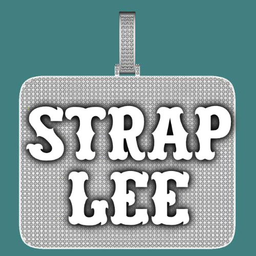 CUSTOM LETTER NECKLACE 3D BIG SQUARE