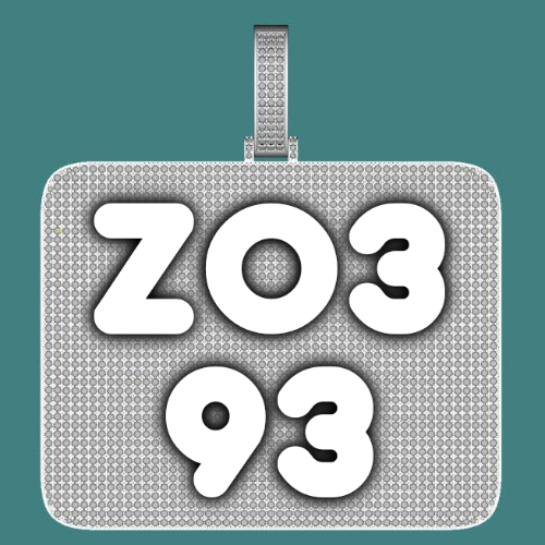 CUSTOM LETTER NECKLACE 3D BIG SQUARE