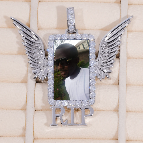 RIP WING 3D CUSTOM PICTURE PENDANT