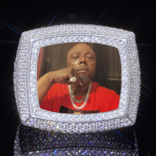 3D CUSTOM PICTURE ICED RING
