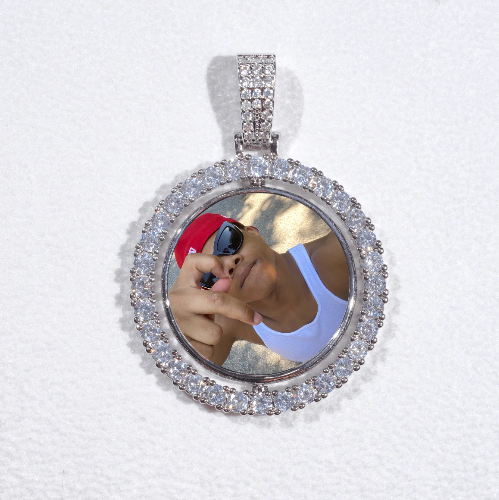 3D Spinning 2-Faced Custom Picture Pendant