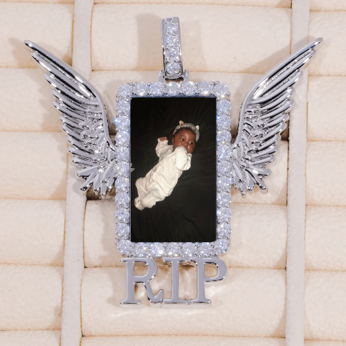RIP WING 3D CUSTOM PICTURE PENDANT