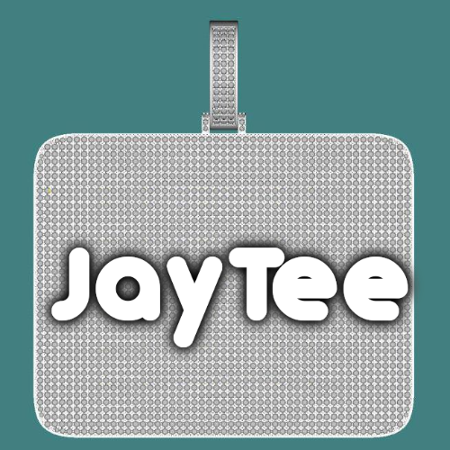 CUSTOM LETTER NECKLACE 3D BIG SQUARE