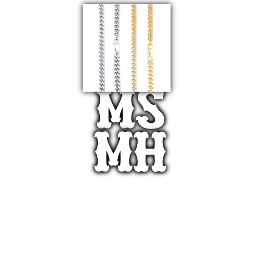 Custom Letters Freibeuter Font Necklace