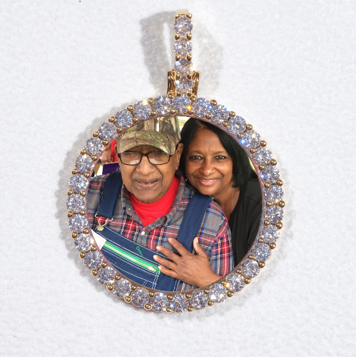 3D CIRCLE CUSTOM PICTURE PENDANT SMALL SIZE
