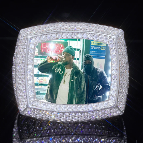 3D CUSTOM PICTURE ICED RING