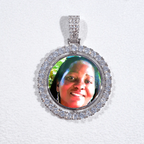 3D Spinning 2-Faced Custom Picture Pendant