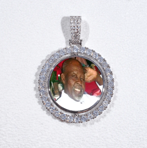 3D Spinning 2-Faced Custom Picture Pendant