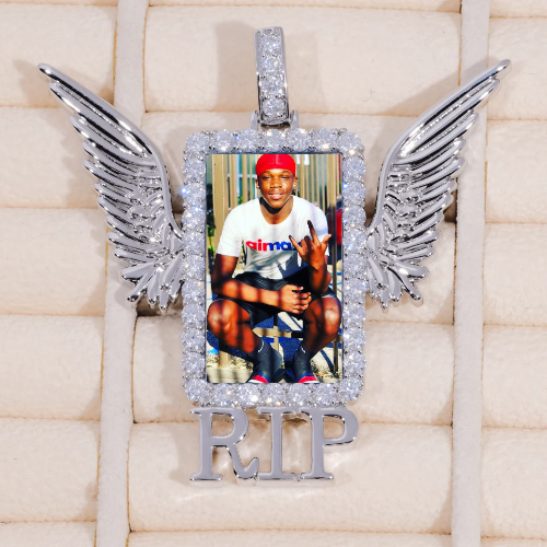 RIP WING 3D CUSTOM PICTURE PENDANT