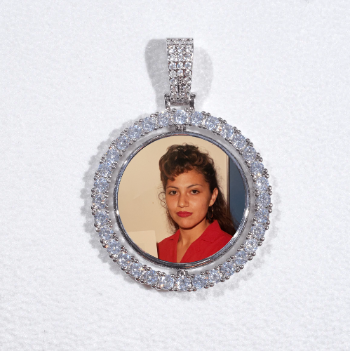 3D Spinning 2-Faced Custom Picture Pendant