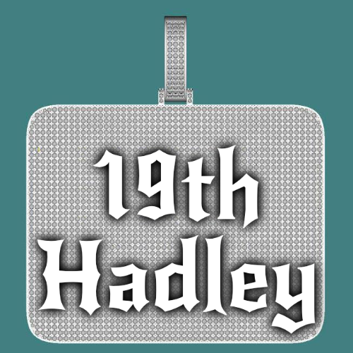CUSTOM LETTER NECKLACE 3D BIG SQUARE