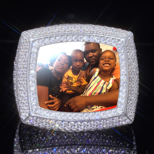 3D CUSTOM PICTURE ICED RING