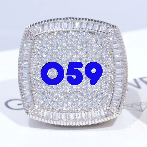 CUSTOM LETTER 3D ICED RING
