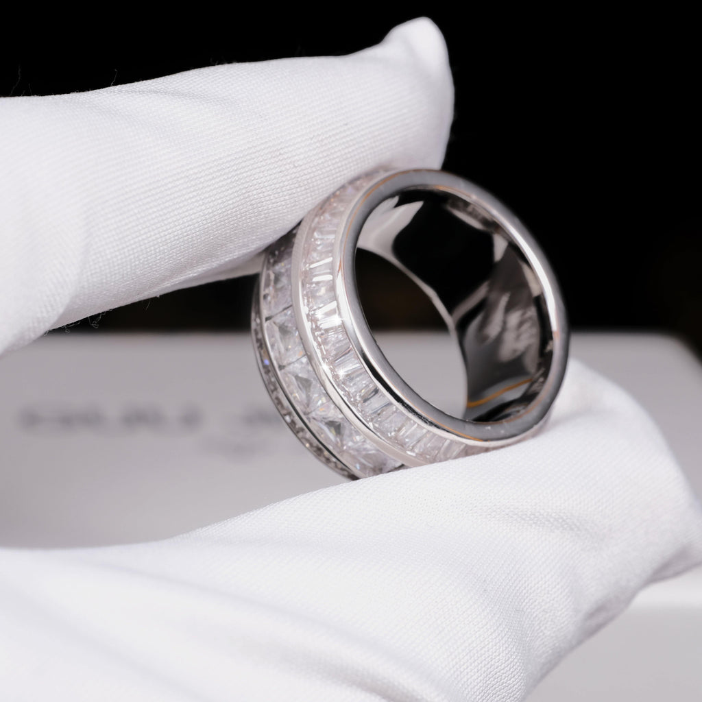3 Layer Baguette Band Ring - The GUU Shop