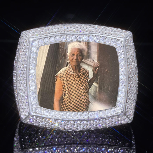 3D CUSTOM PICTURE ICED RING