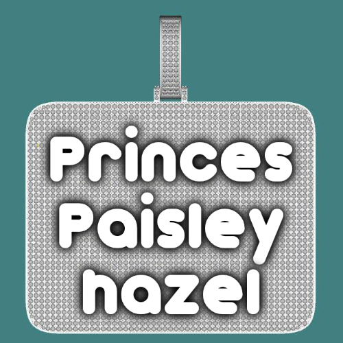 CUSTOM LETTER NECKLACE 3D BIG SQUARE