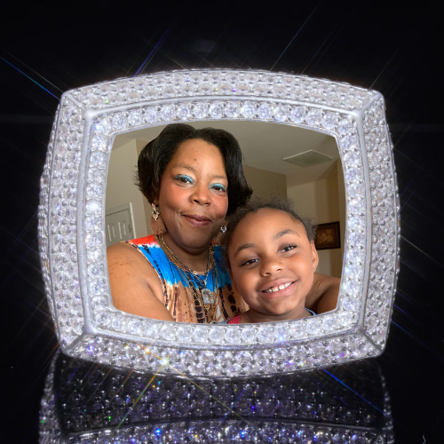 3D CUSTOM PICTURE ICED RING