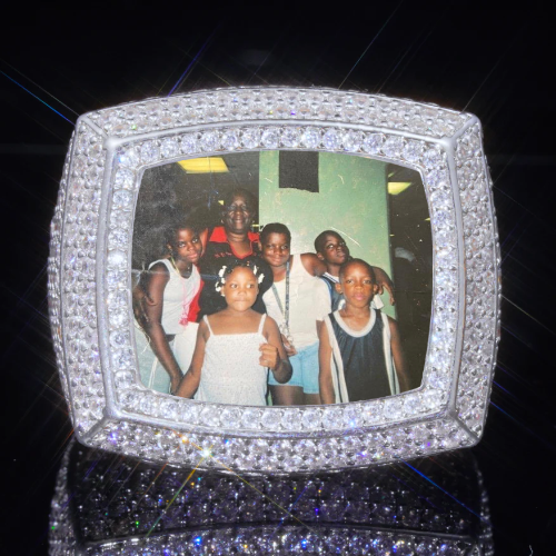3D CUSTOM PICTURE ICED RING