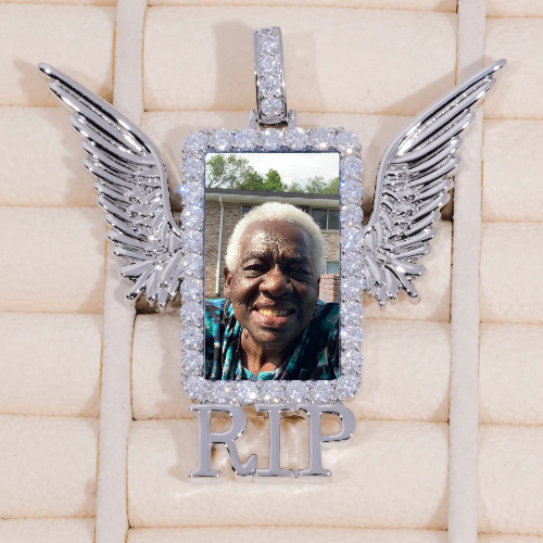 RIP WING 3D CUSTOM PICTURE PENDANT