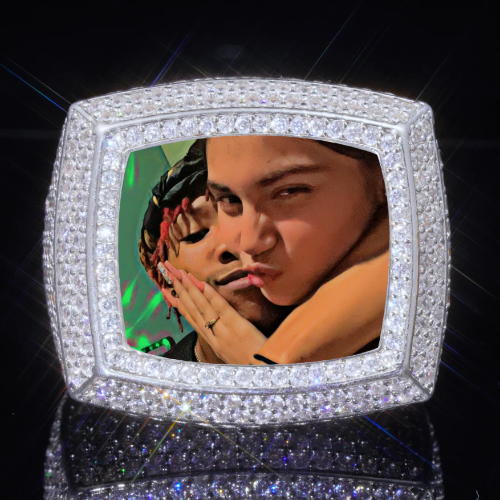 3D CUSTOM PICTURE ICED RING