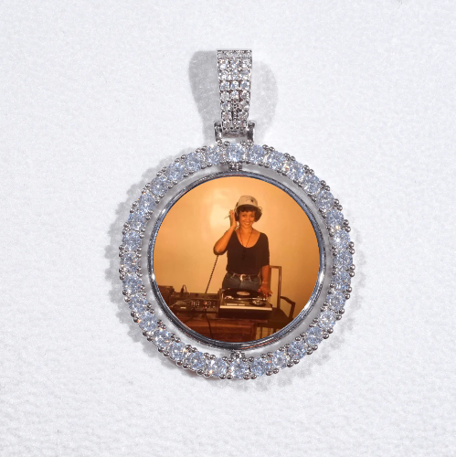 3D Spinning 2-Faced Custom Picture Pendant