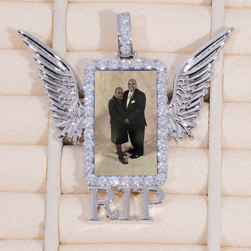 RIP WING 3D CUSTOM PICTURE PENDANT