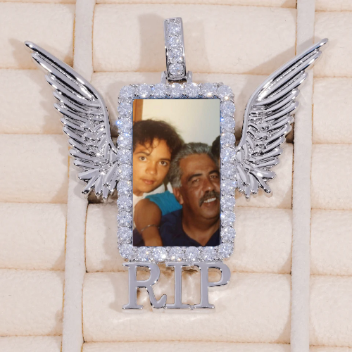 RIP WING 3D CUSTOM PICTURE PENDANT