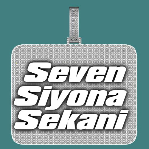 CUSTOM LETTER NECKLACE 3D BIG SQUARE