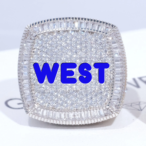CUSTOM LETTER 3D ICED RING