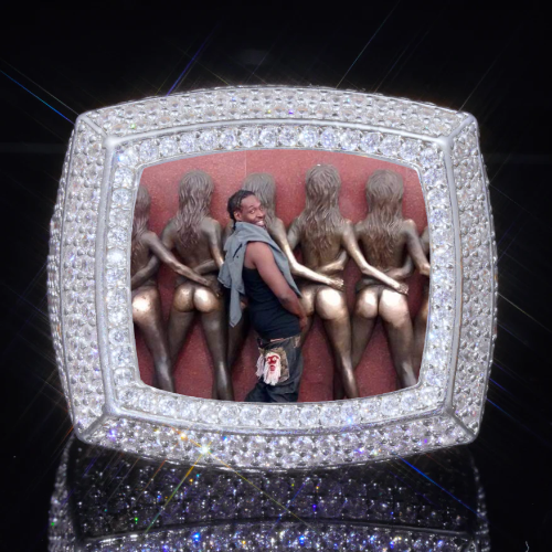 3D CUSTOM PICTURE ICED RING