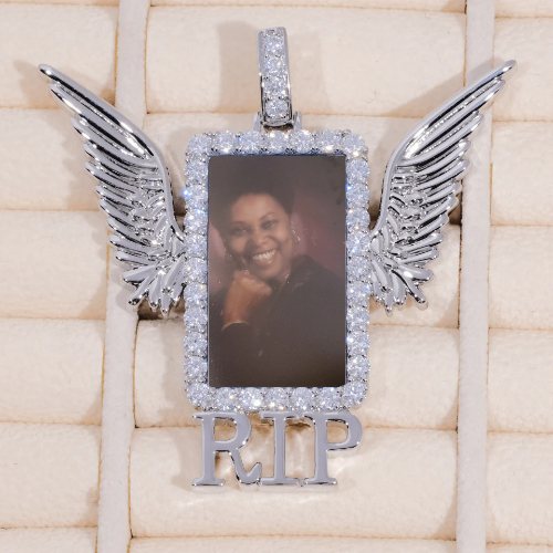 RIP WING 3D CUSTOM PICTURE PENDANT