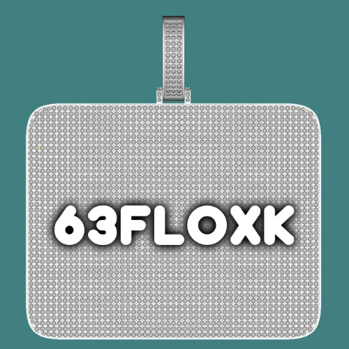 CUSTOM LETTER NECKLACE 3D BIG SQUARE