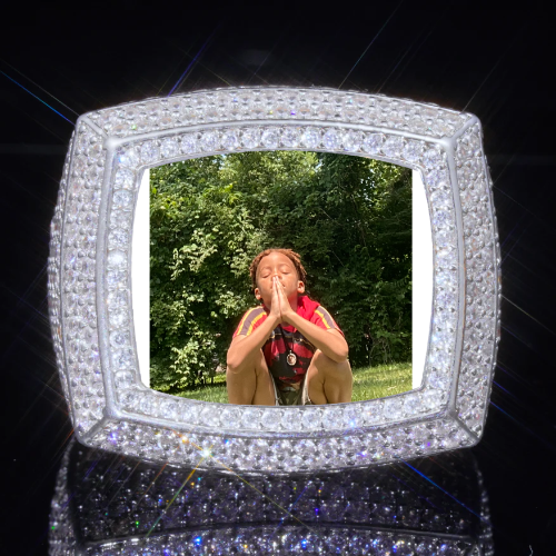 3D CUSTOM PICTURE ICED RING