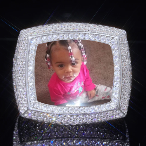 3D CUSTOM PICTURE ICED RING