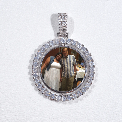 3D Spinning 2-Faced Custom Picture Pendant