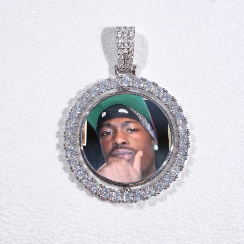 3D Spinning 2-Faced Custom Picture Pendant