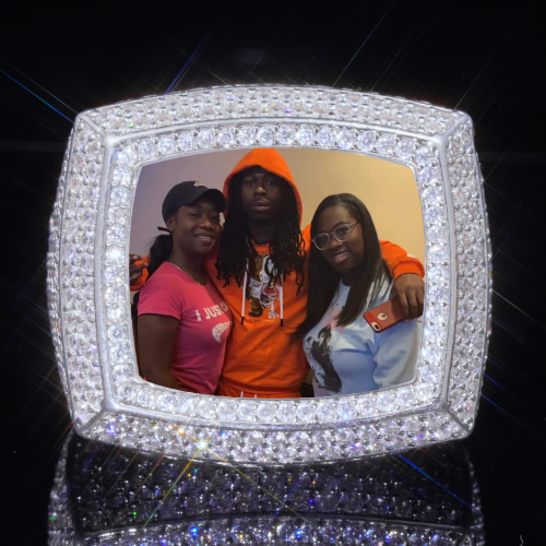 3D CUSTOM PICTURE ICED RING