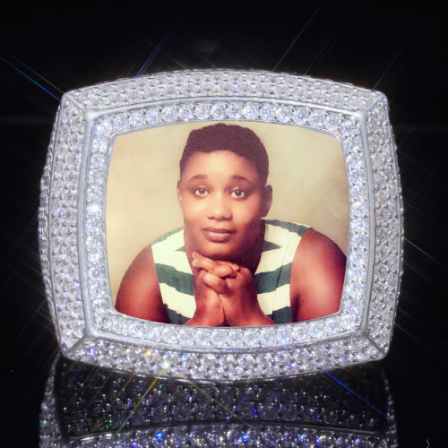 3D CUSTOM PICTURE ICED RING