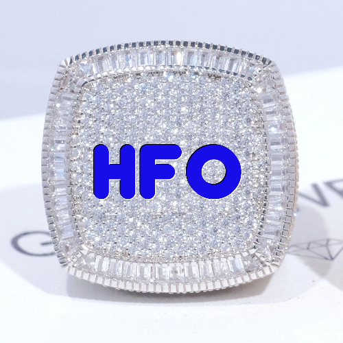 CUSTOM LETTER 3D ICED RING