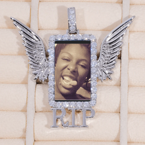 RIP WING 3D CUSTOM PICTURE PENDANT
