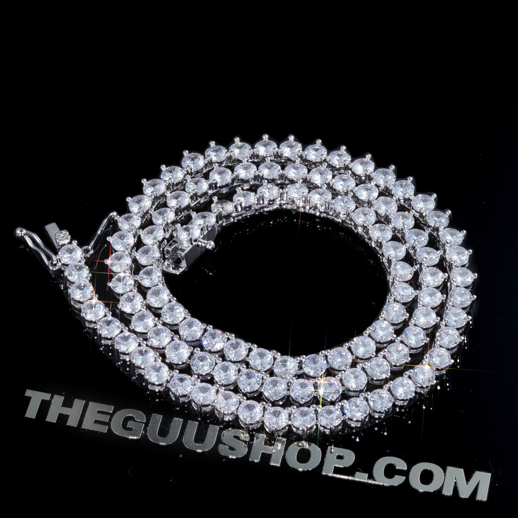 Alloy Micro-inlay Rhinestone Single Row Necklace